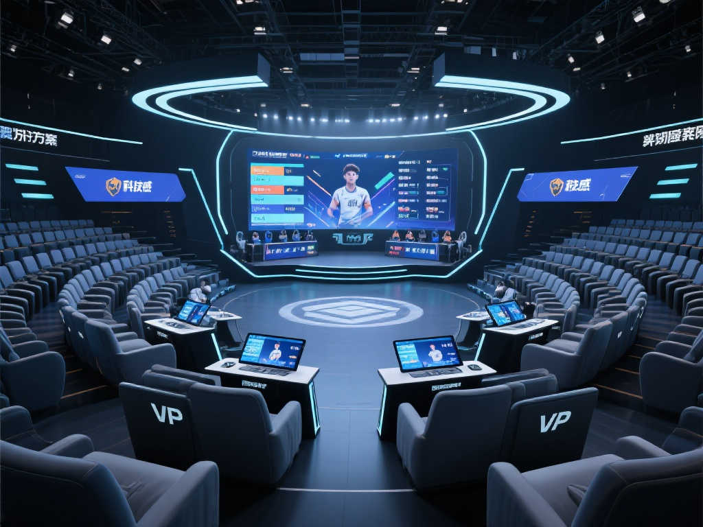 电竞世界杯公布场地设计方案，科技感十足
